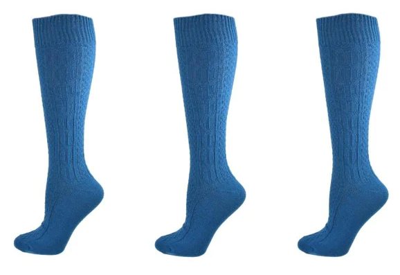 Knee compression socks