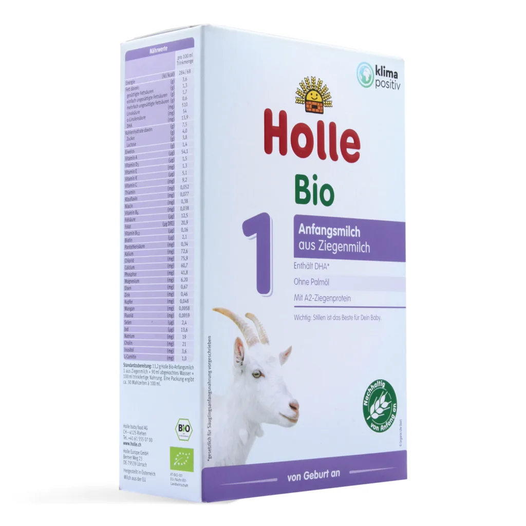 holle goat milk formula canada