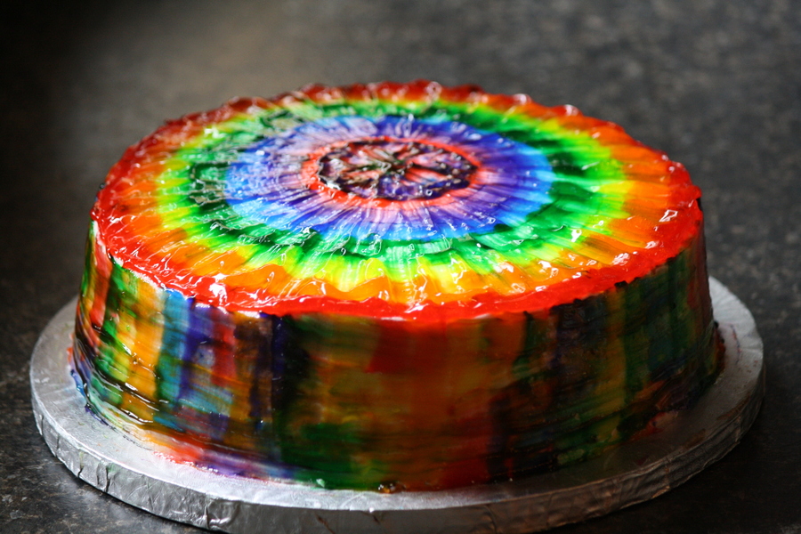 Tie-Dye Cake